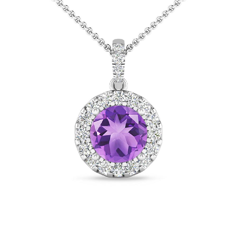 White Gold - Amethyst