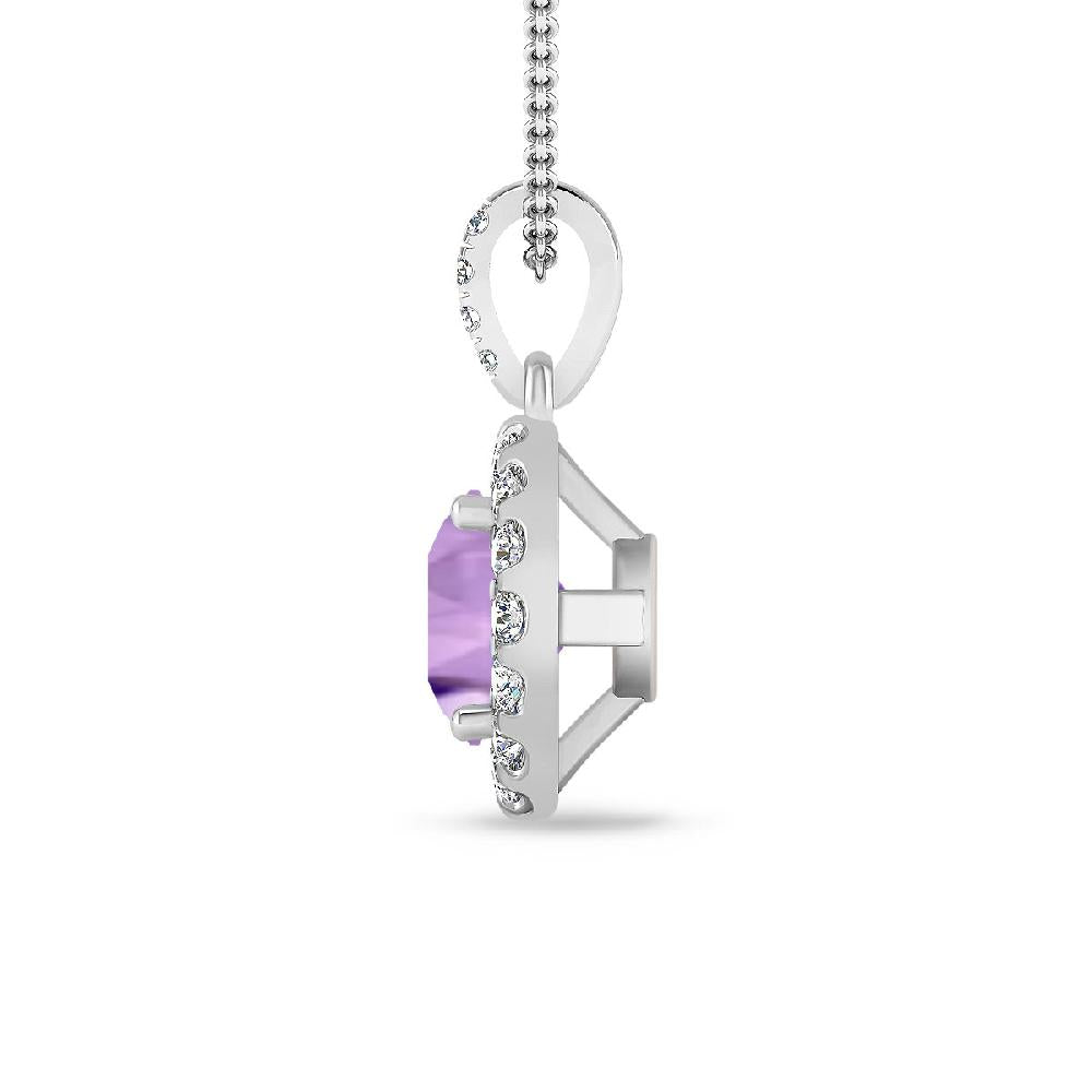 White Gold - Amethyst