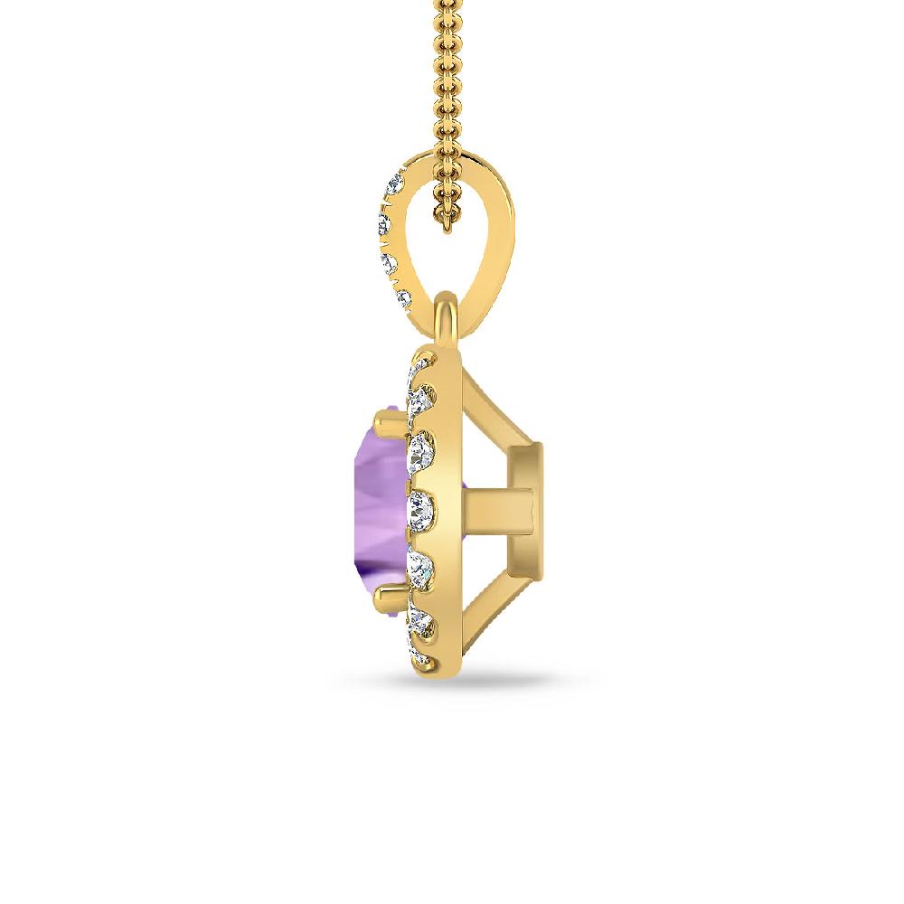 Yellow Gold - Amethyst