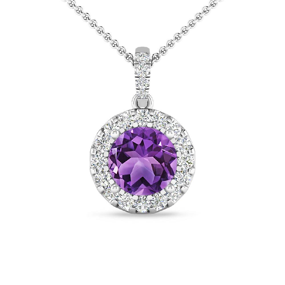 White Gold - Amethyst