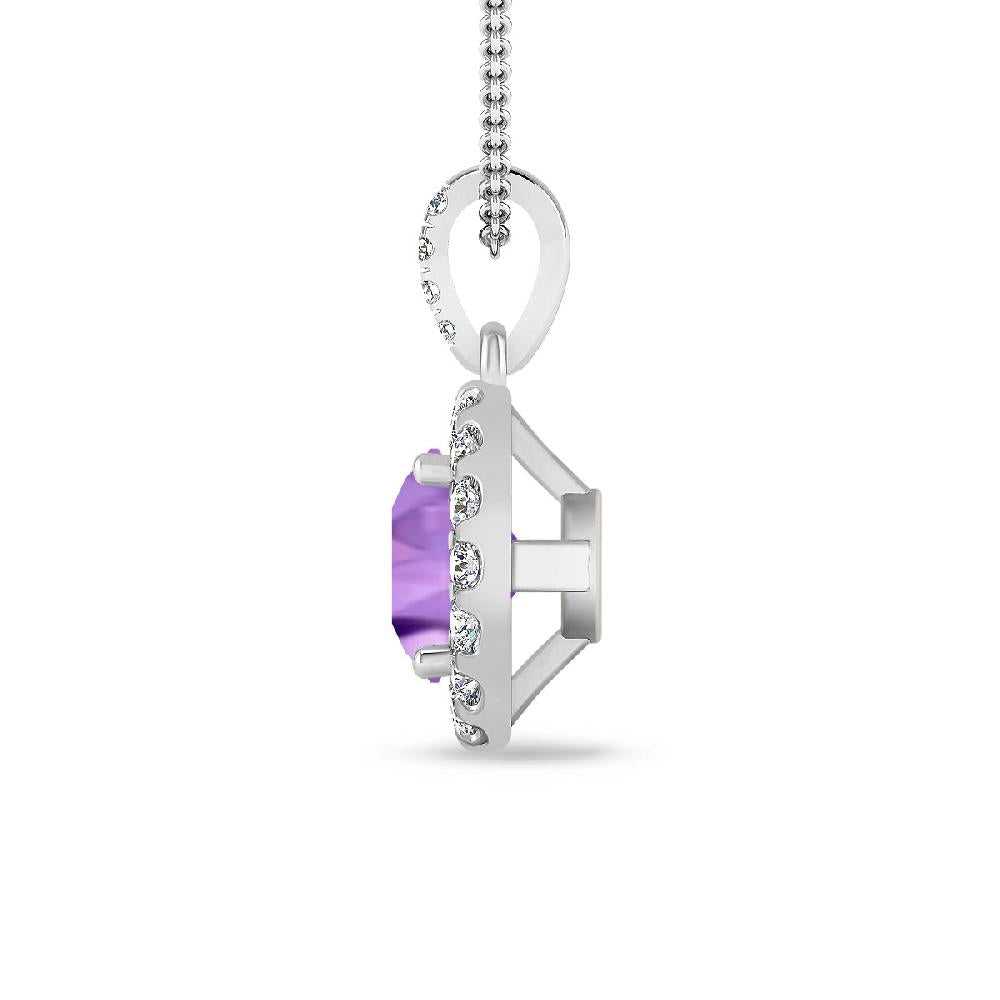 White Gold - Amethyst