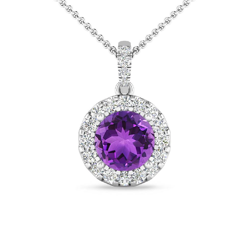 White Gold - Amethyst