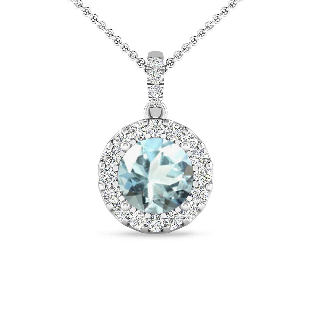 White Gold - Aquamarine