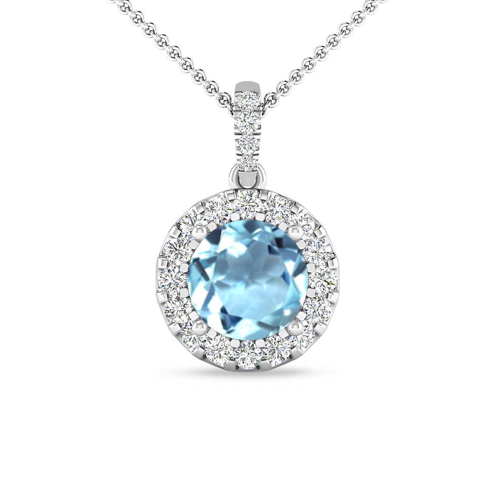 White Gold - Aquamarine
