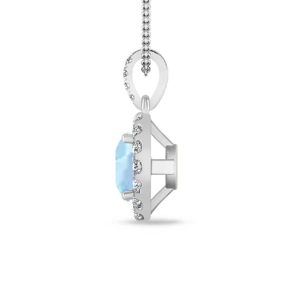 White Gold - Aquamarine