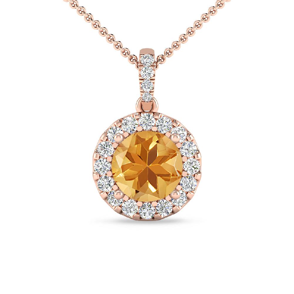 Rose Gold - Citrine