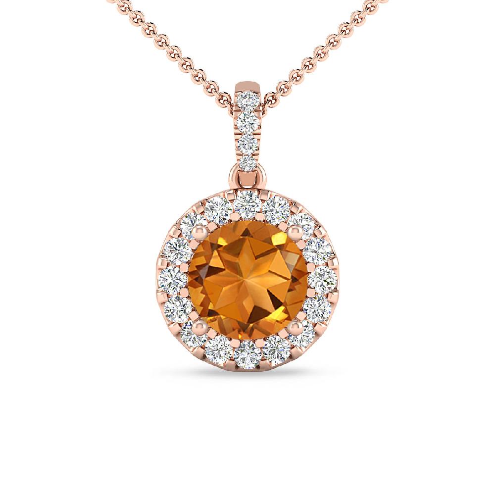 Rose Gold - Citrine