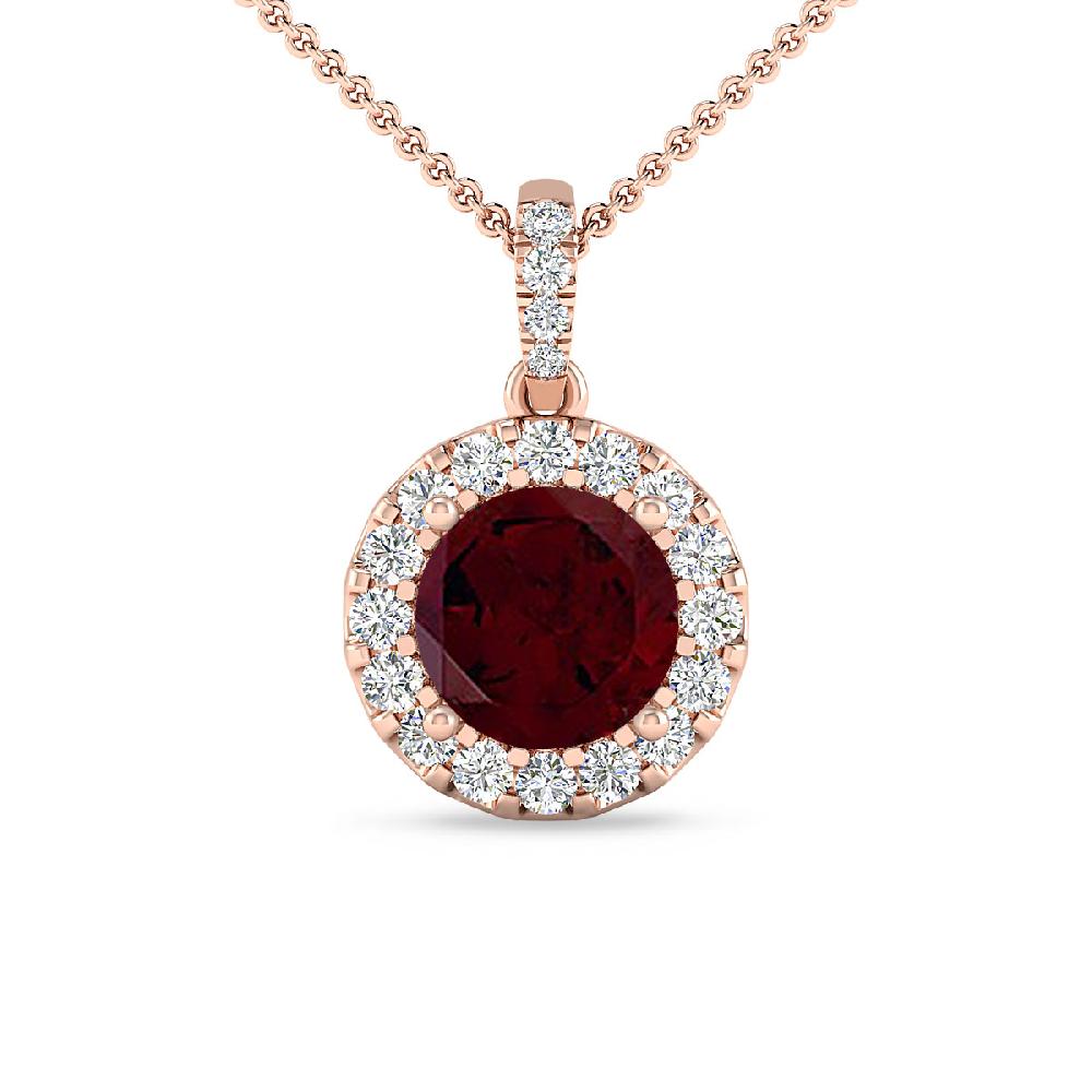 Rose Gold - Garnet