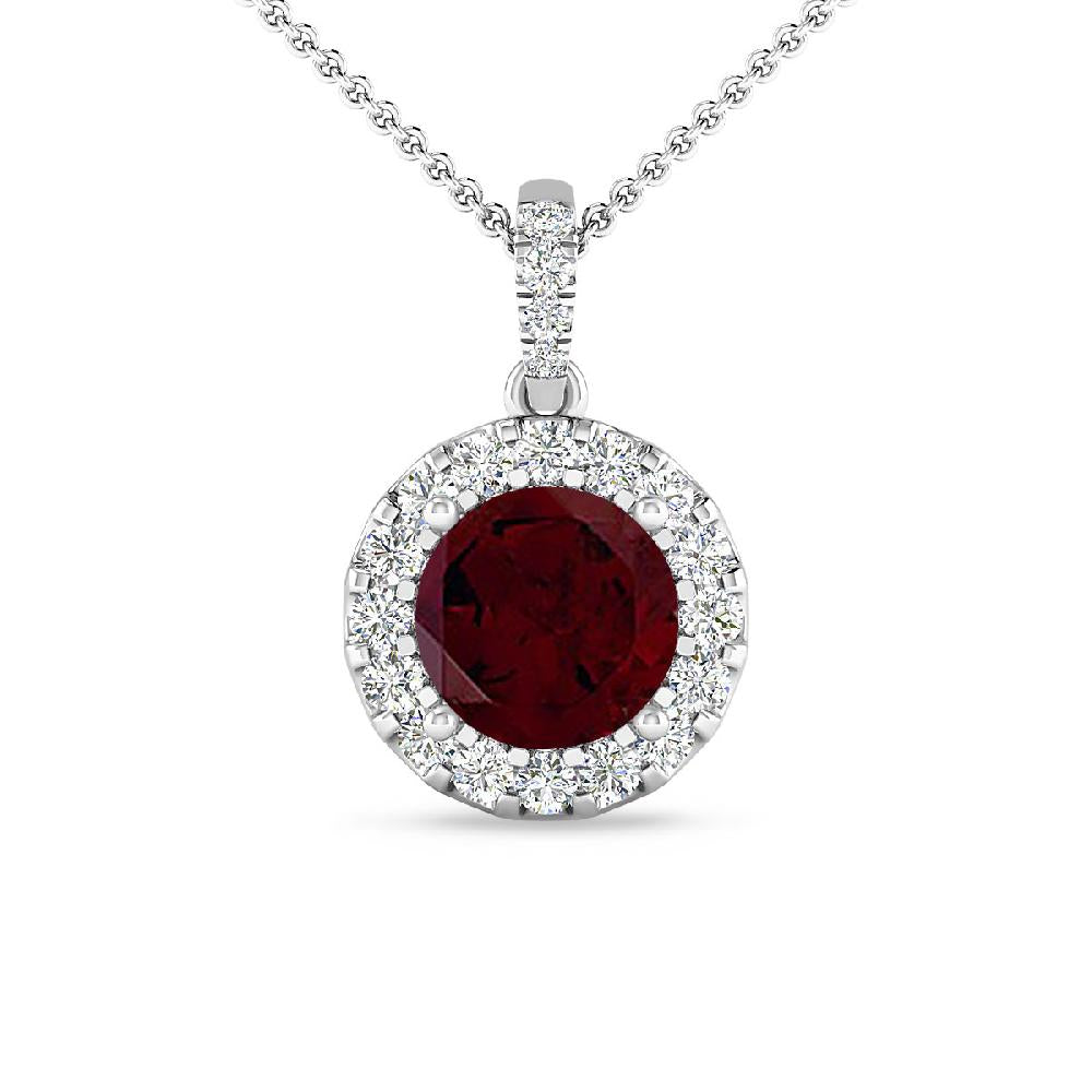 White Gold - Garnet