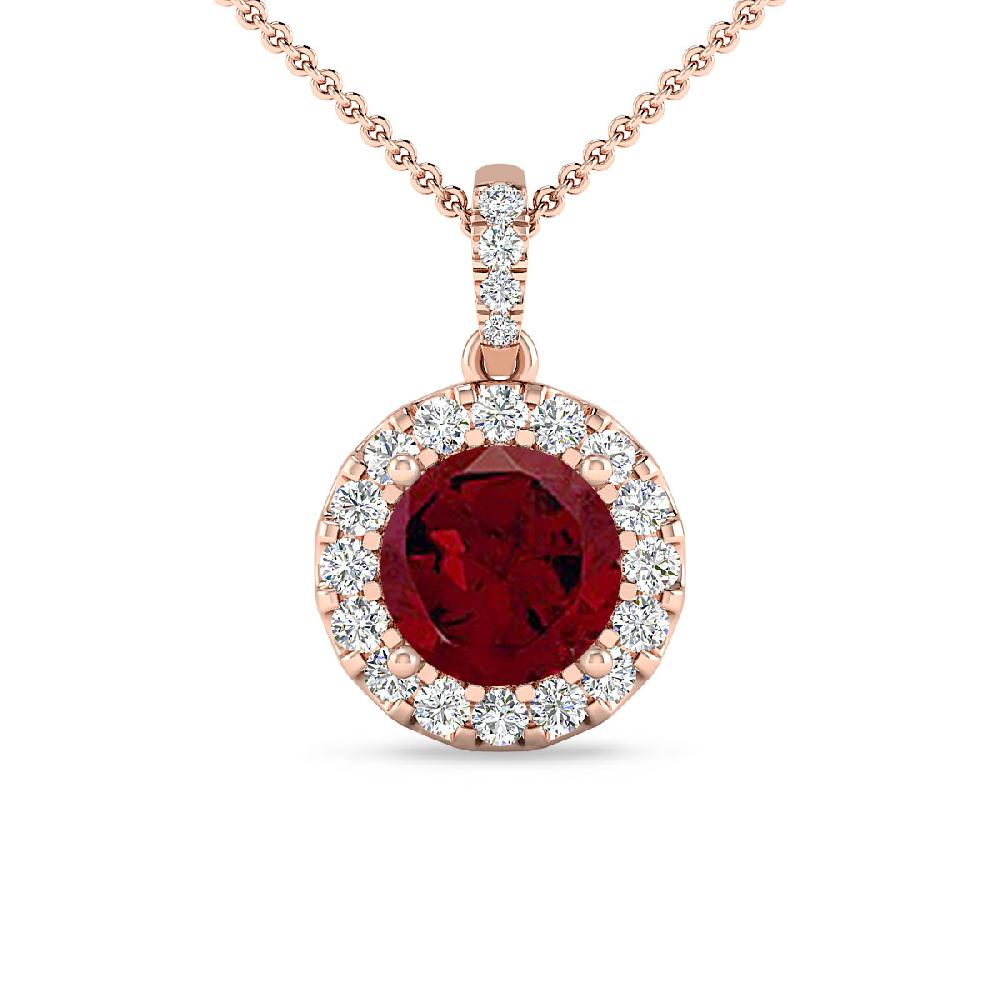 Rose Gold - Garnet