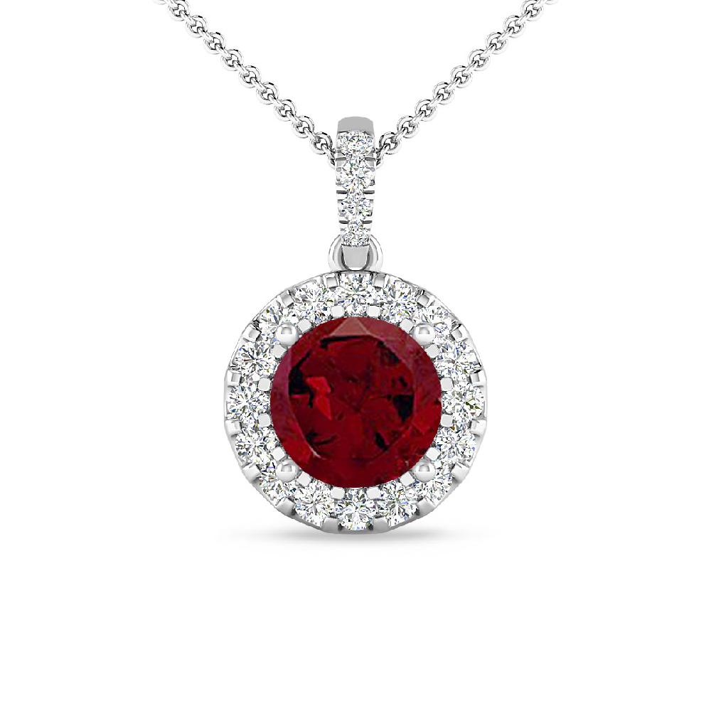 White Gold - Garnet