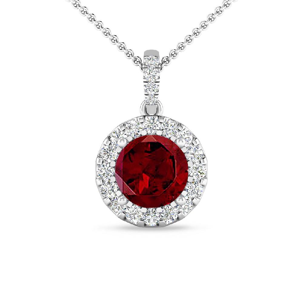 White Gold - Garnet