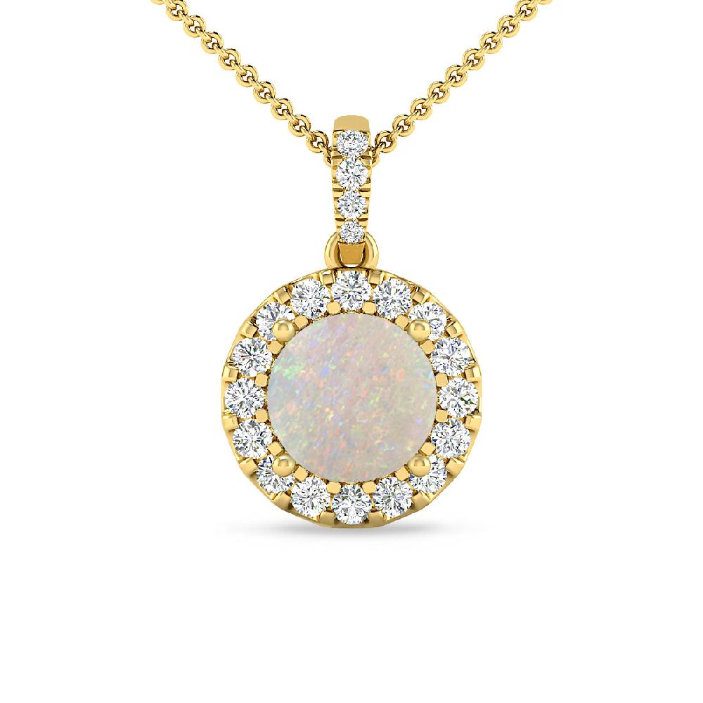 Yellow Gold - Opal