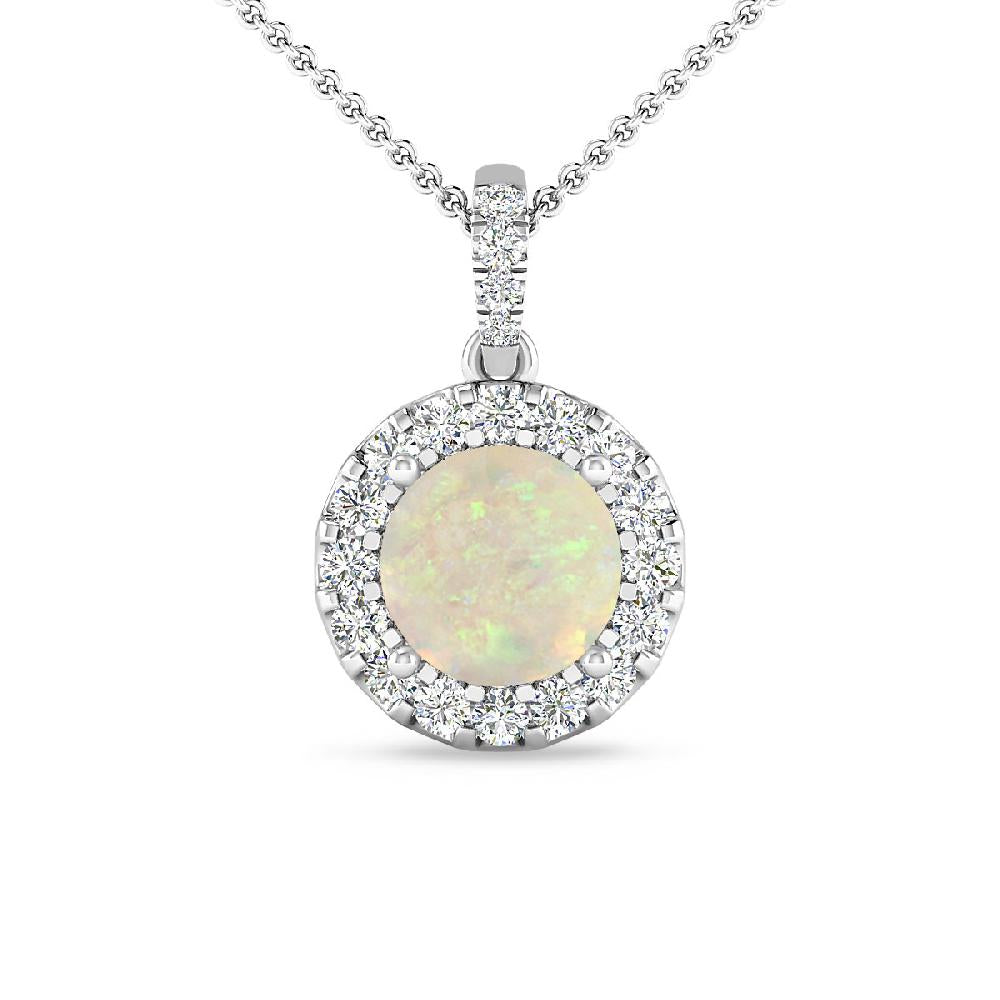 White Gold - Opal