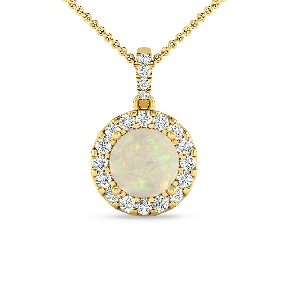 Yellow Gold - Opal