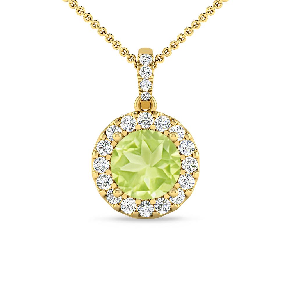 Yellow Gold - Peridot