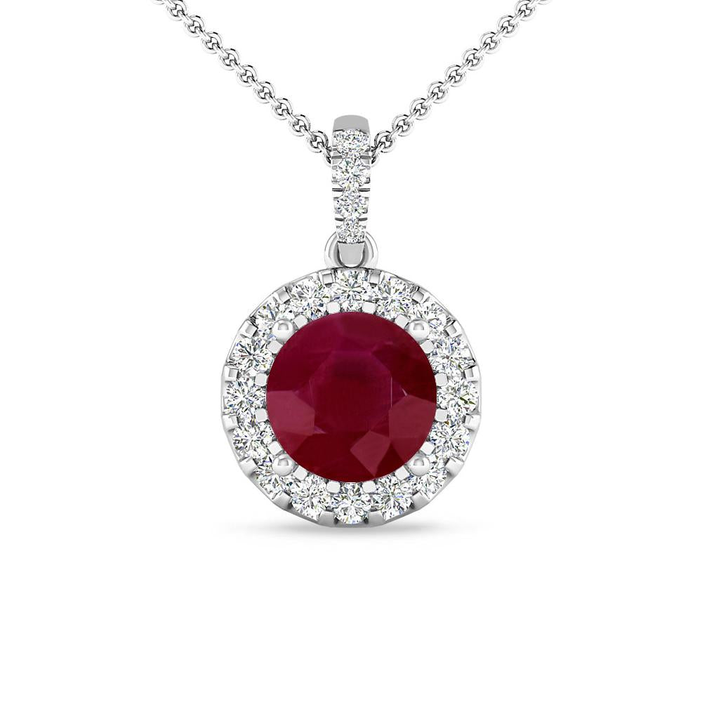 White Gold - Ruby