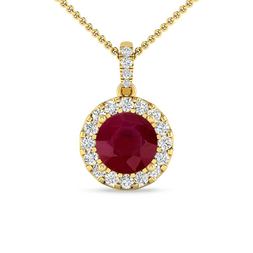 Yellow Gold - Ruby