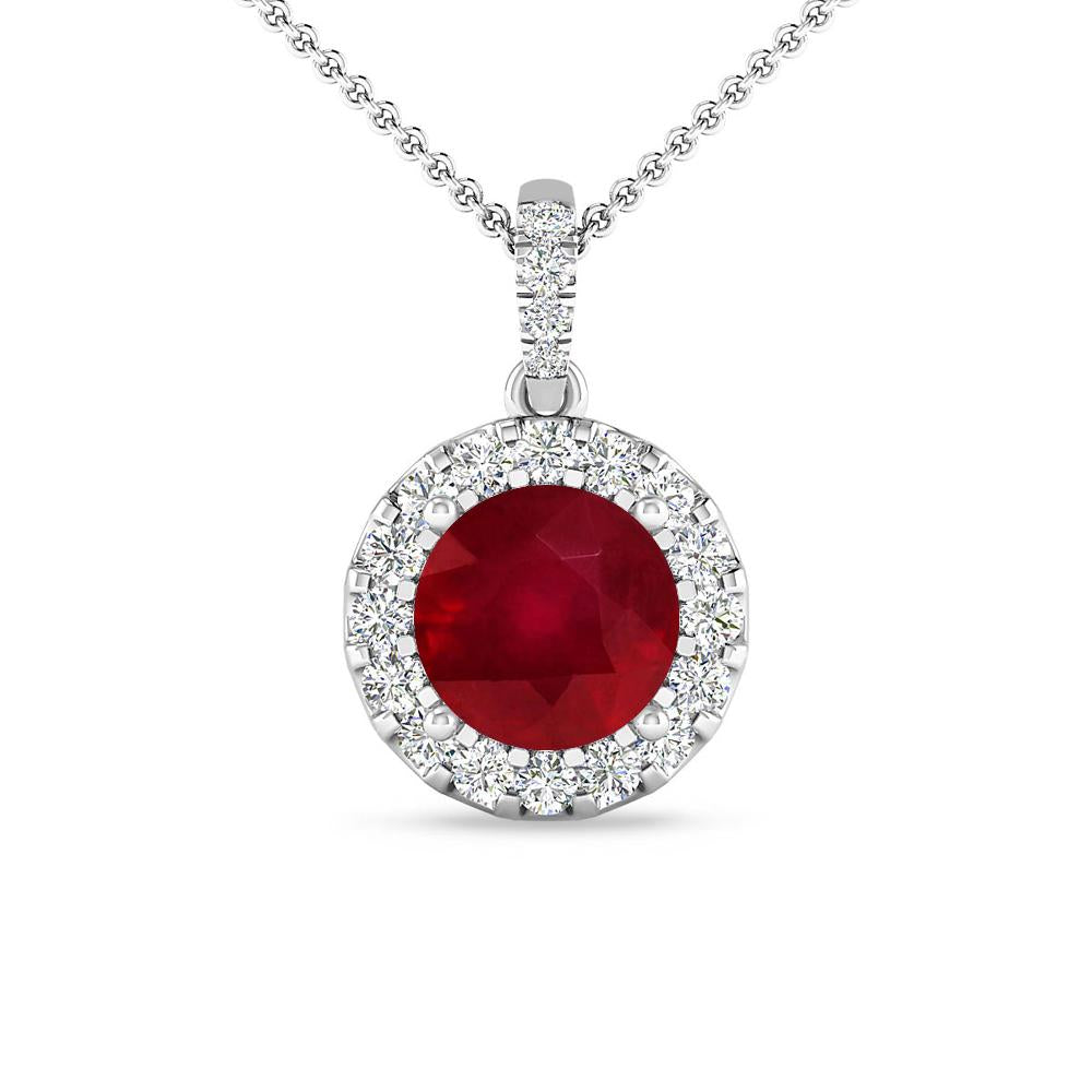 White Gold - Ruby