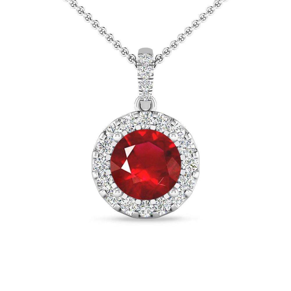 White Gold - Ruby