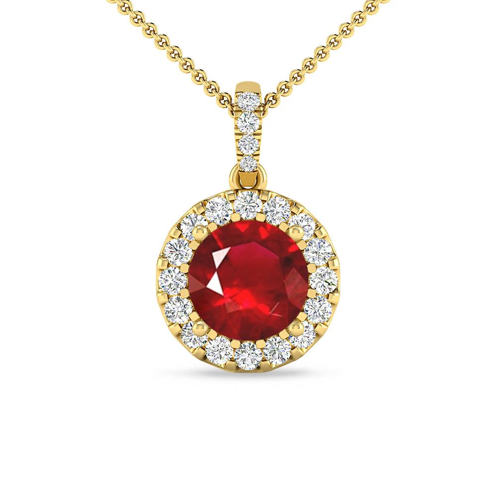 Yellow Gold - Ruby