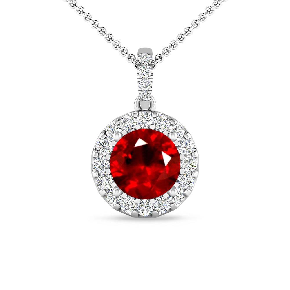 White Gold - Ruby