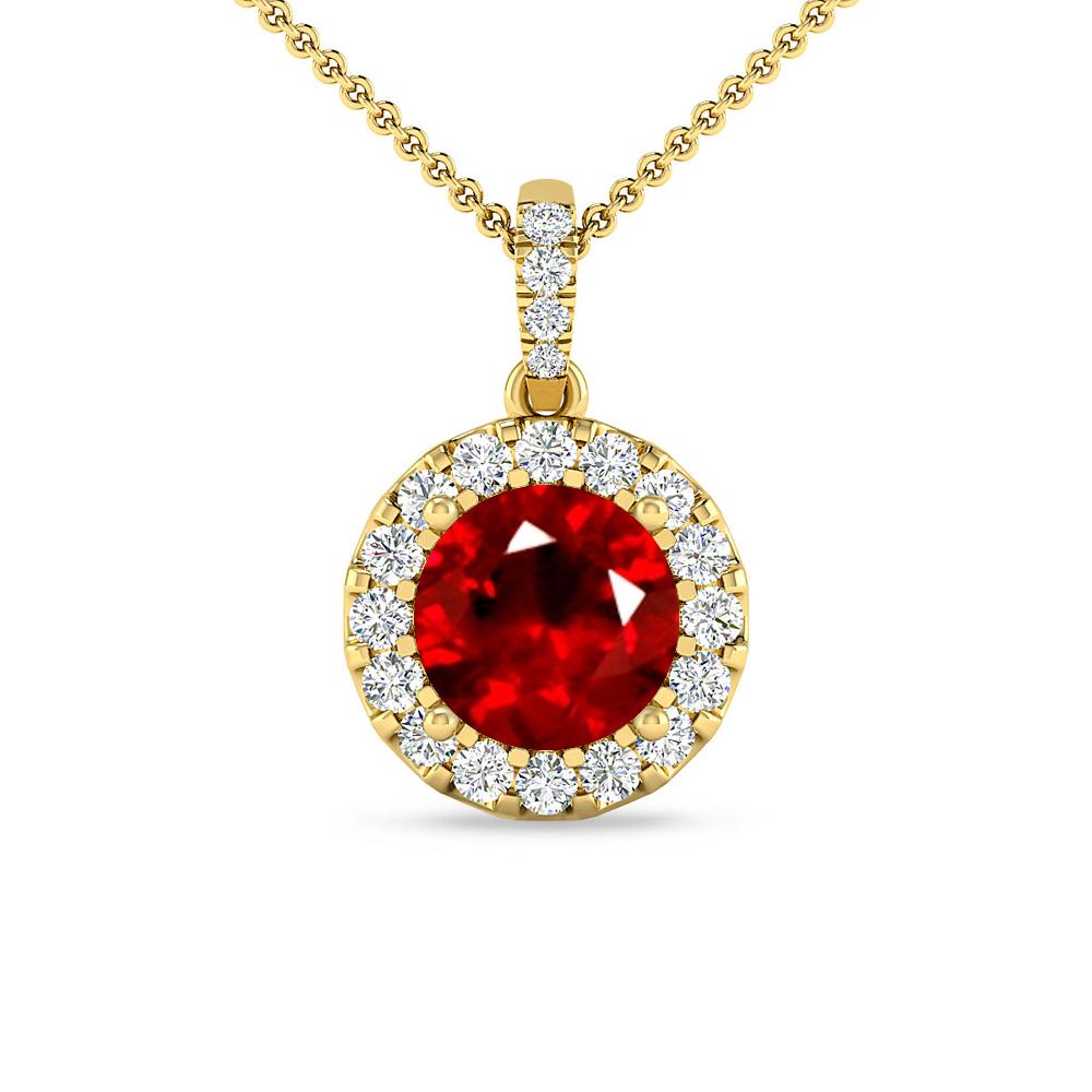 Yellow Gold - Ruby