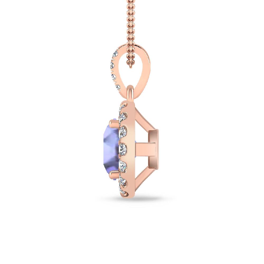 Rose Gold - Tanzanite