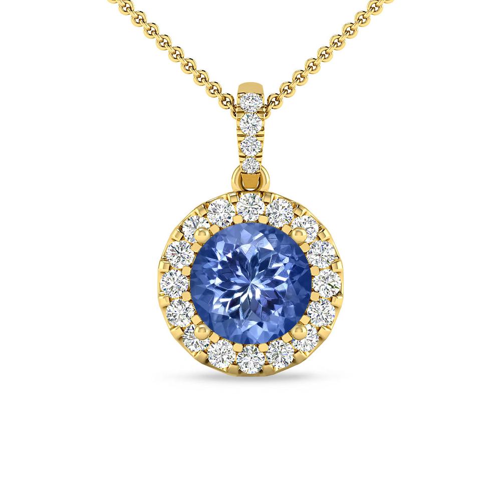 Yellow Gold - Tanzanite