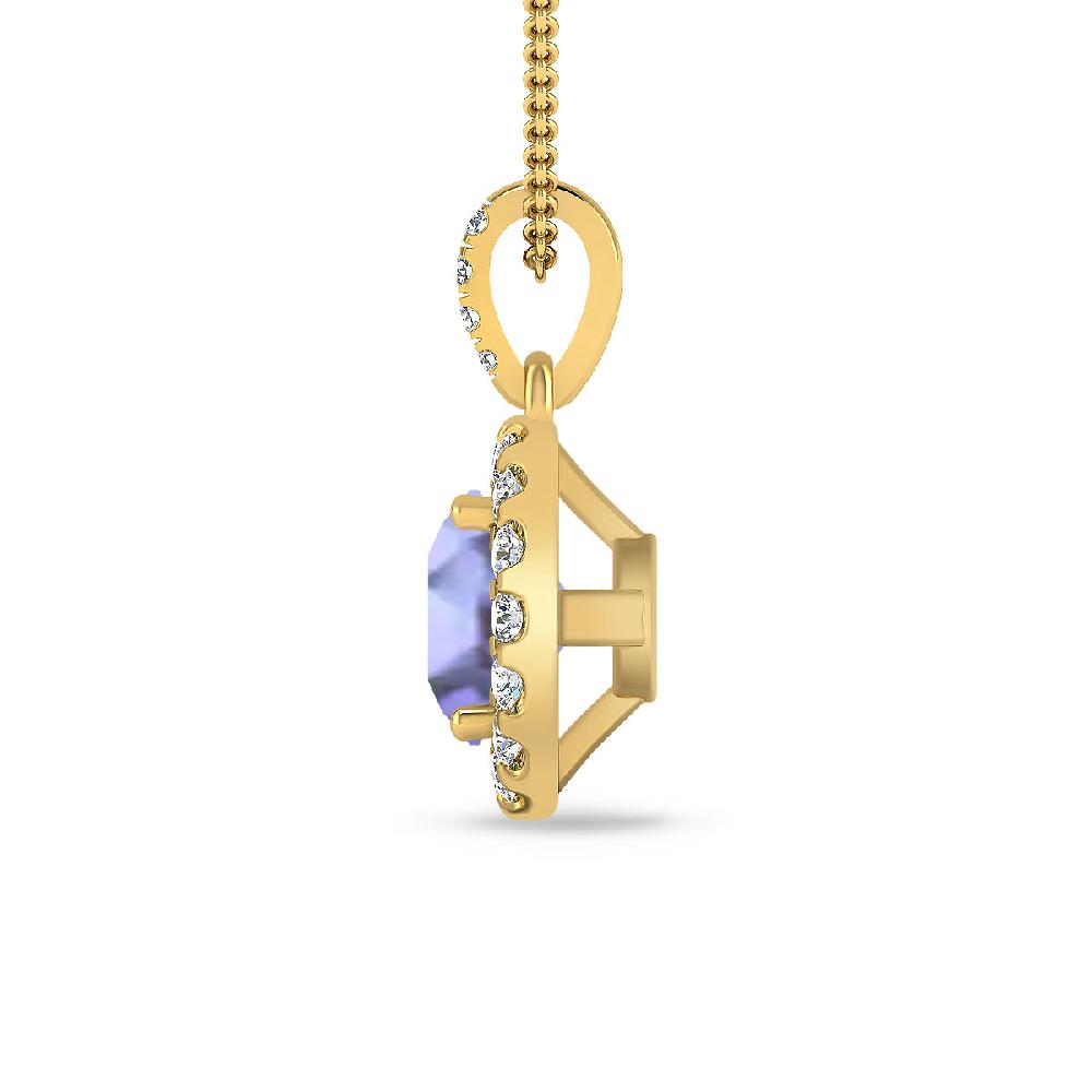 Yellow Gold - Tanzanite