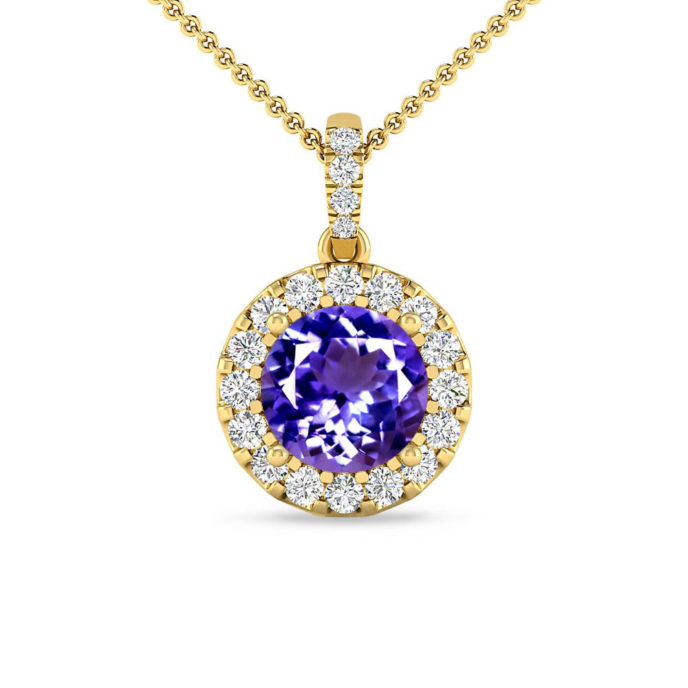 Yellow Gold - Tanzanite