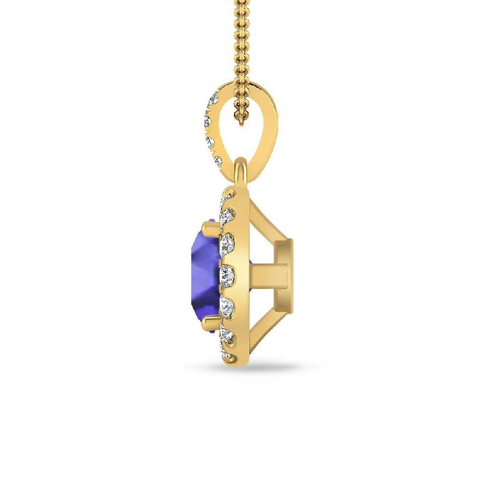 Yellow Gold - Tanzanite