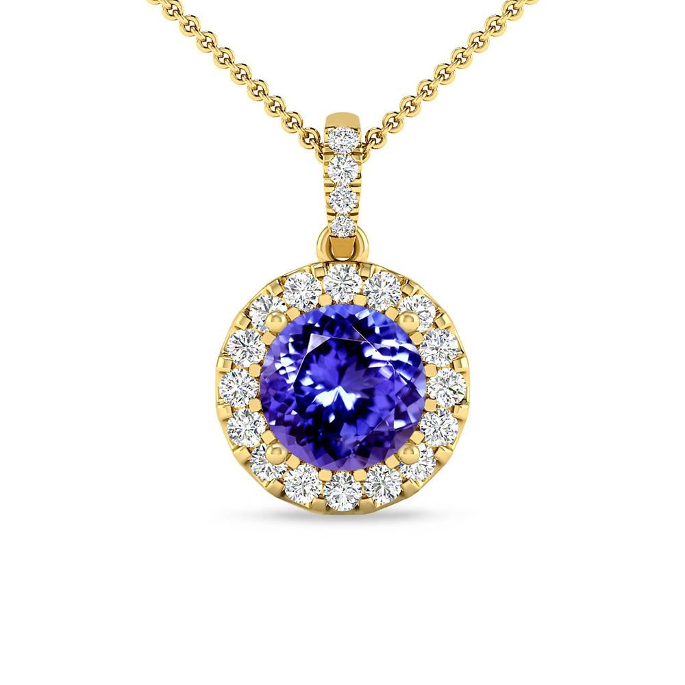 Yellow Gold - Tanzanite