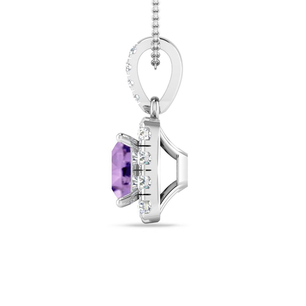 White Gold - Amethyst