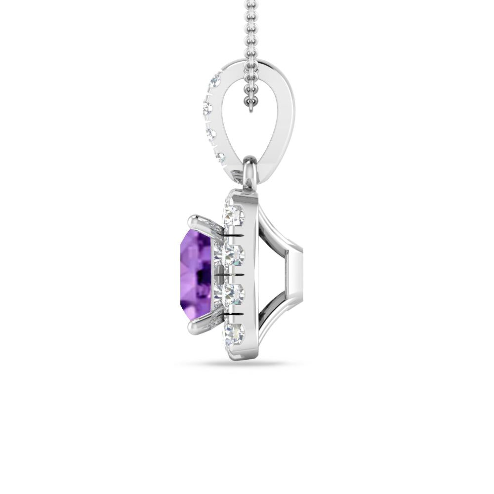 White Gold - Amethyst