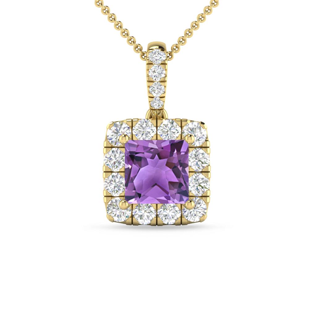 Yellow Gold - Amethyst