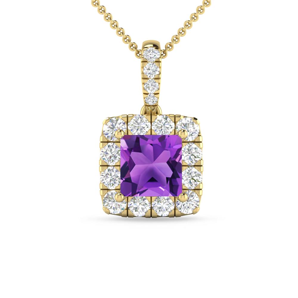 Yellow Gold - Amethyst