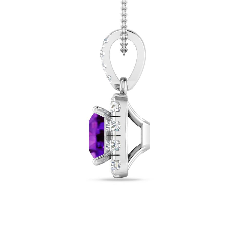 White Gold - Amethyst