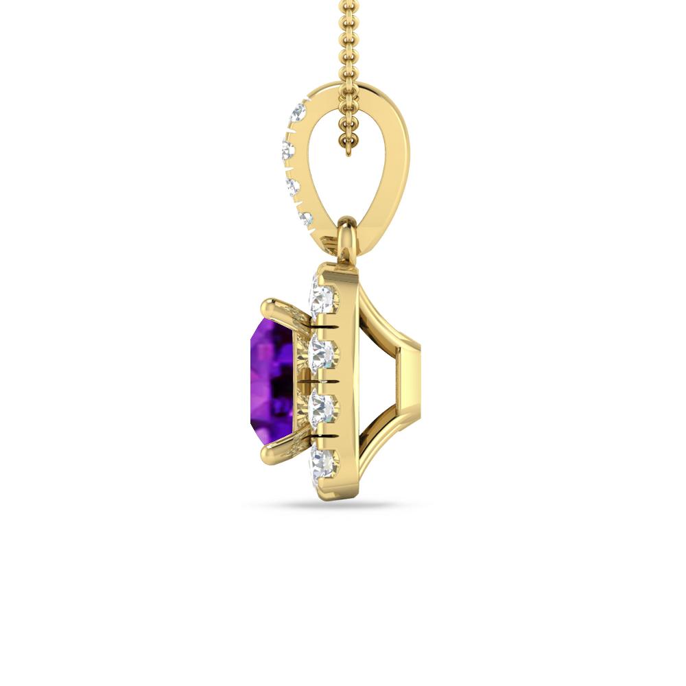 Yellow Gold - Amethyst