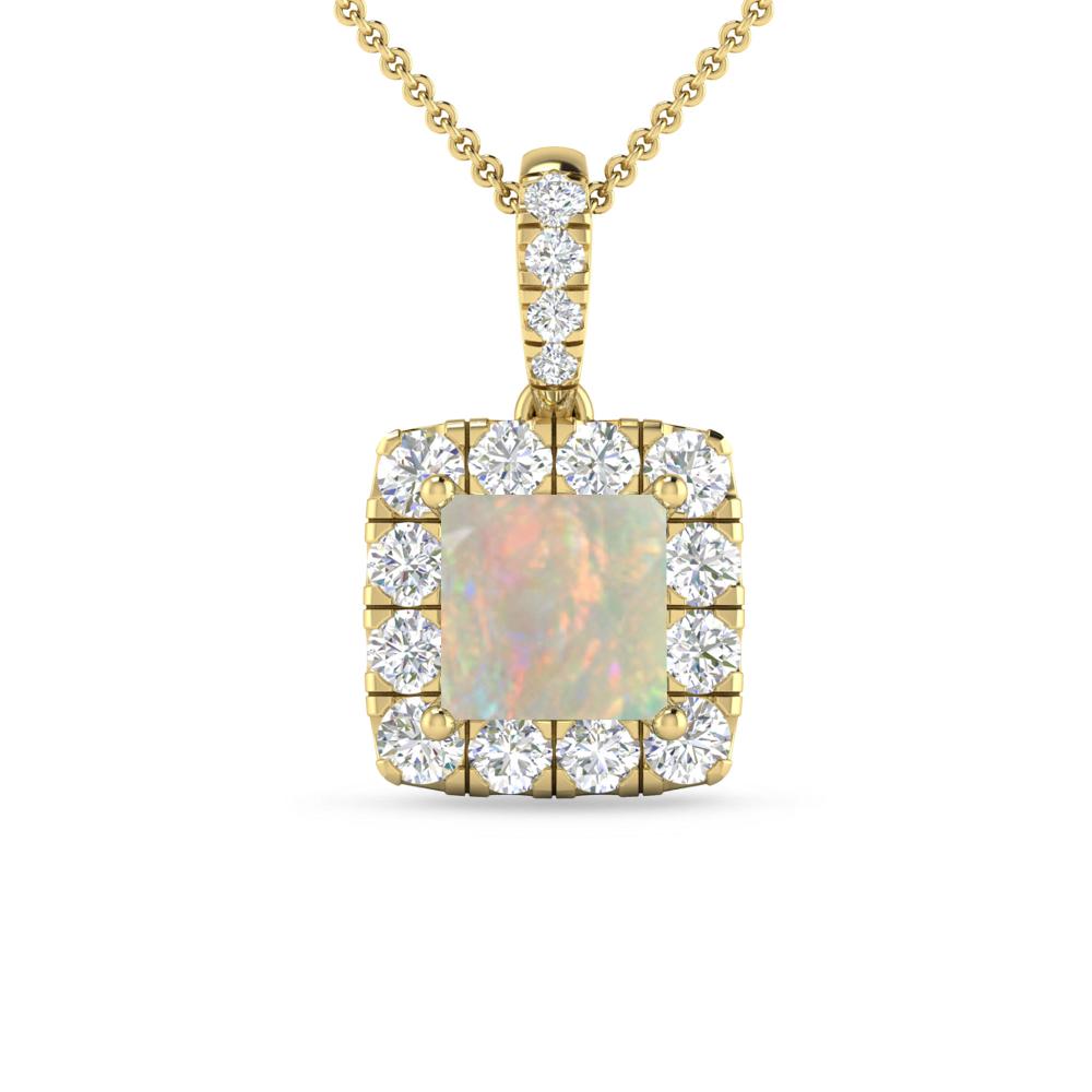 Yellow Gold - Opal