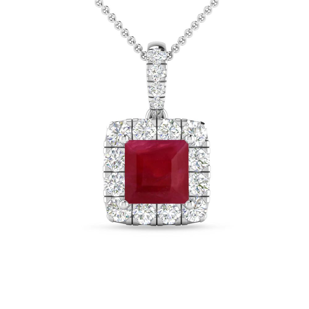 White Gold - Ruby