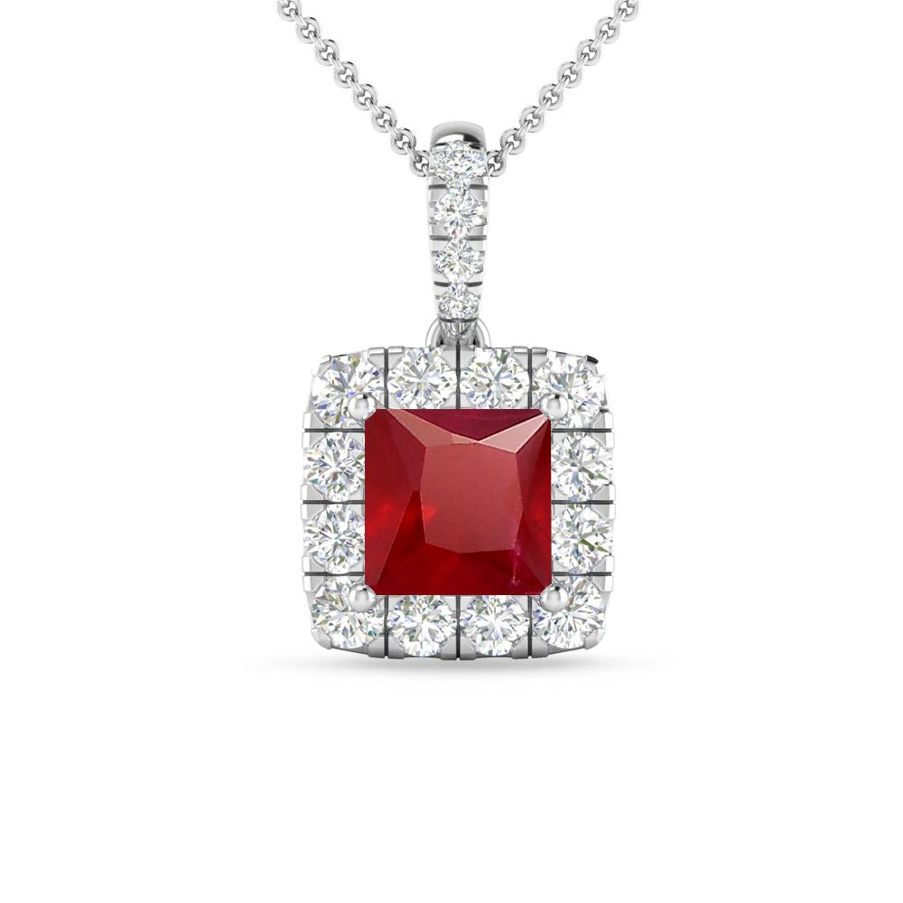 White Gold - Ruby