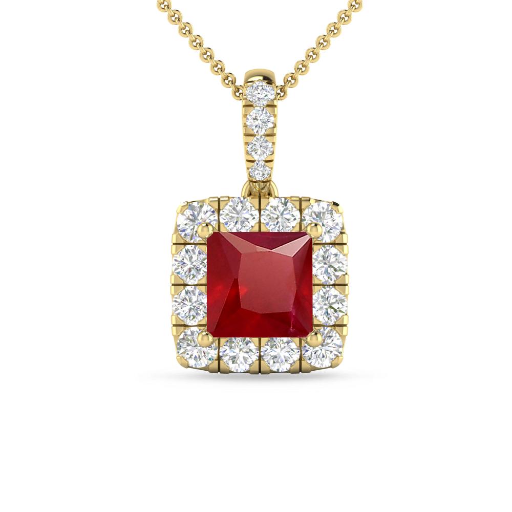 Yellow Gold - Ruby