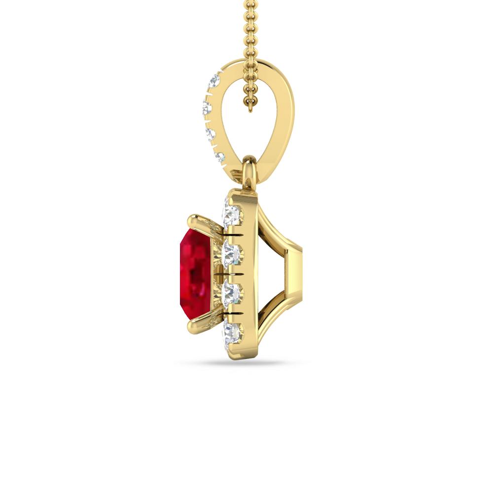 Yellow Gold - Ruby