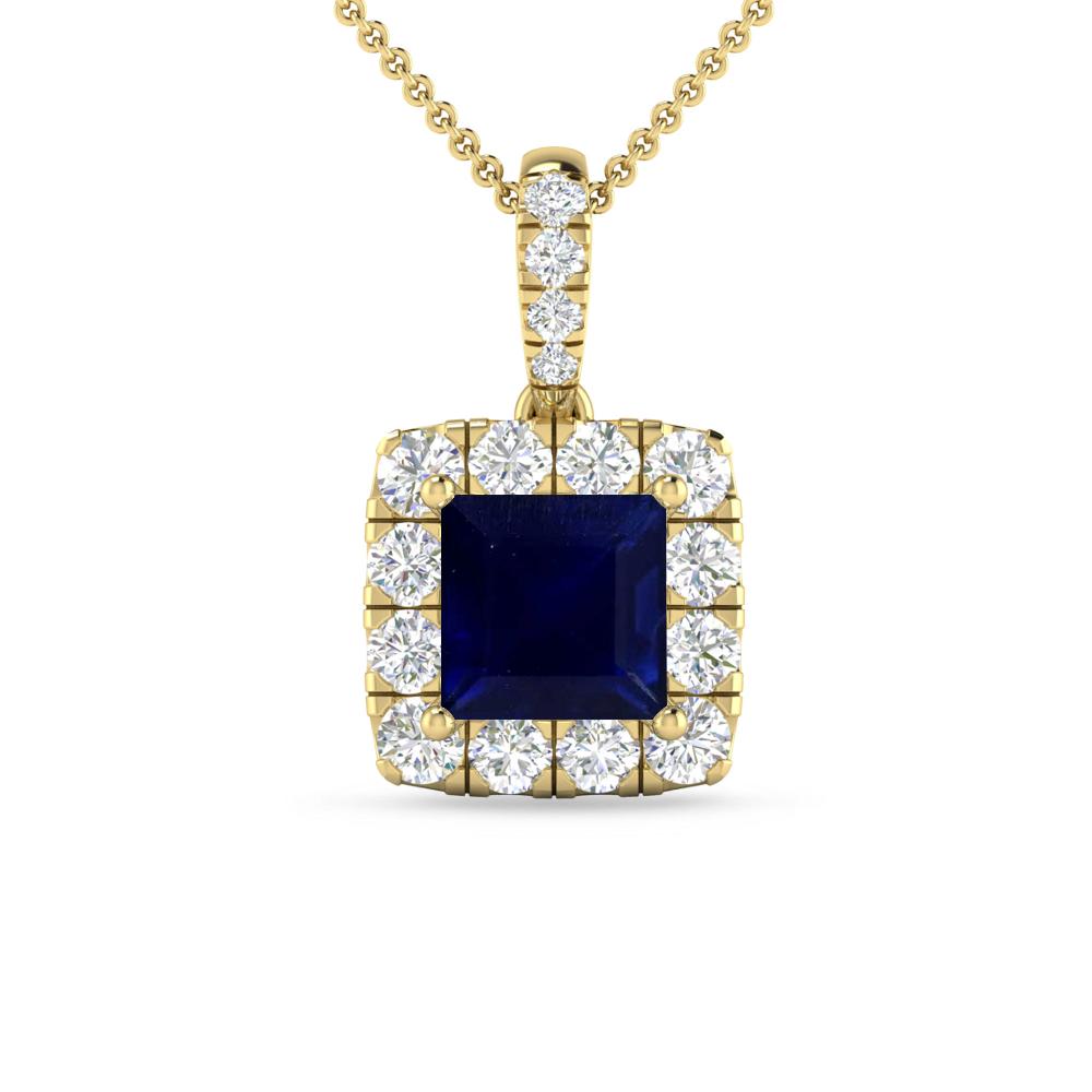Yellow Gold - Sapphire
