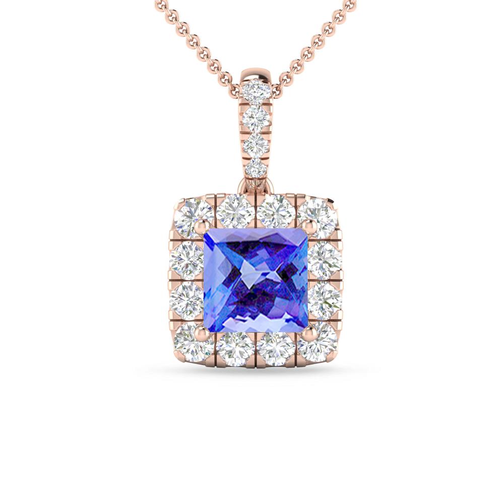 Rose Gold - Tanzanite