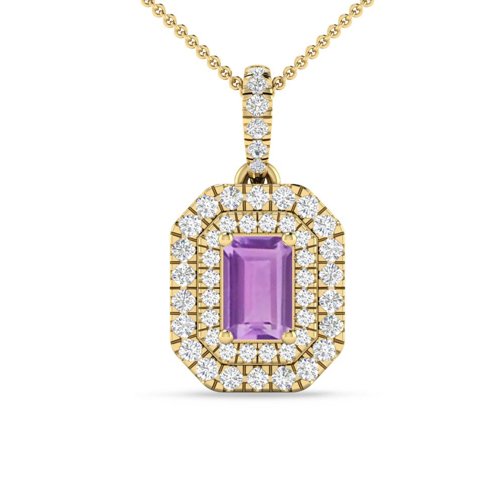 Yellow Gold - Amethyst