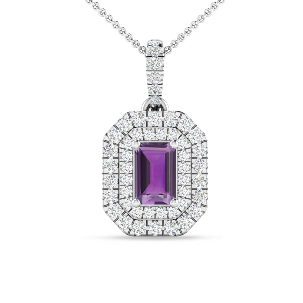 White Gold - Amethyst