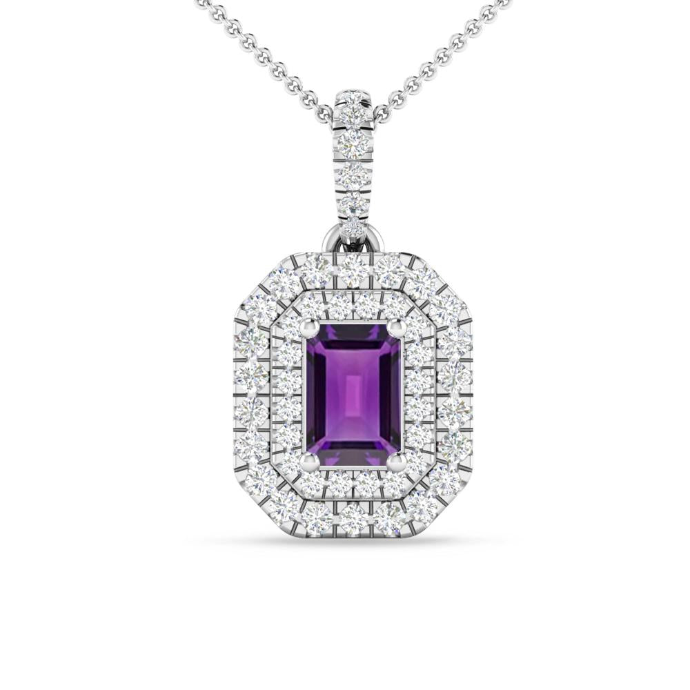 White Gold - Amethyst