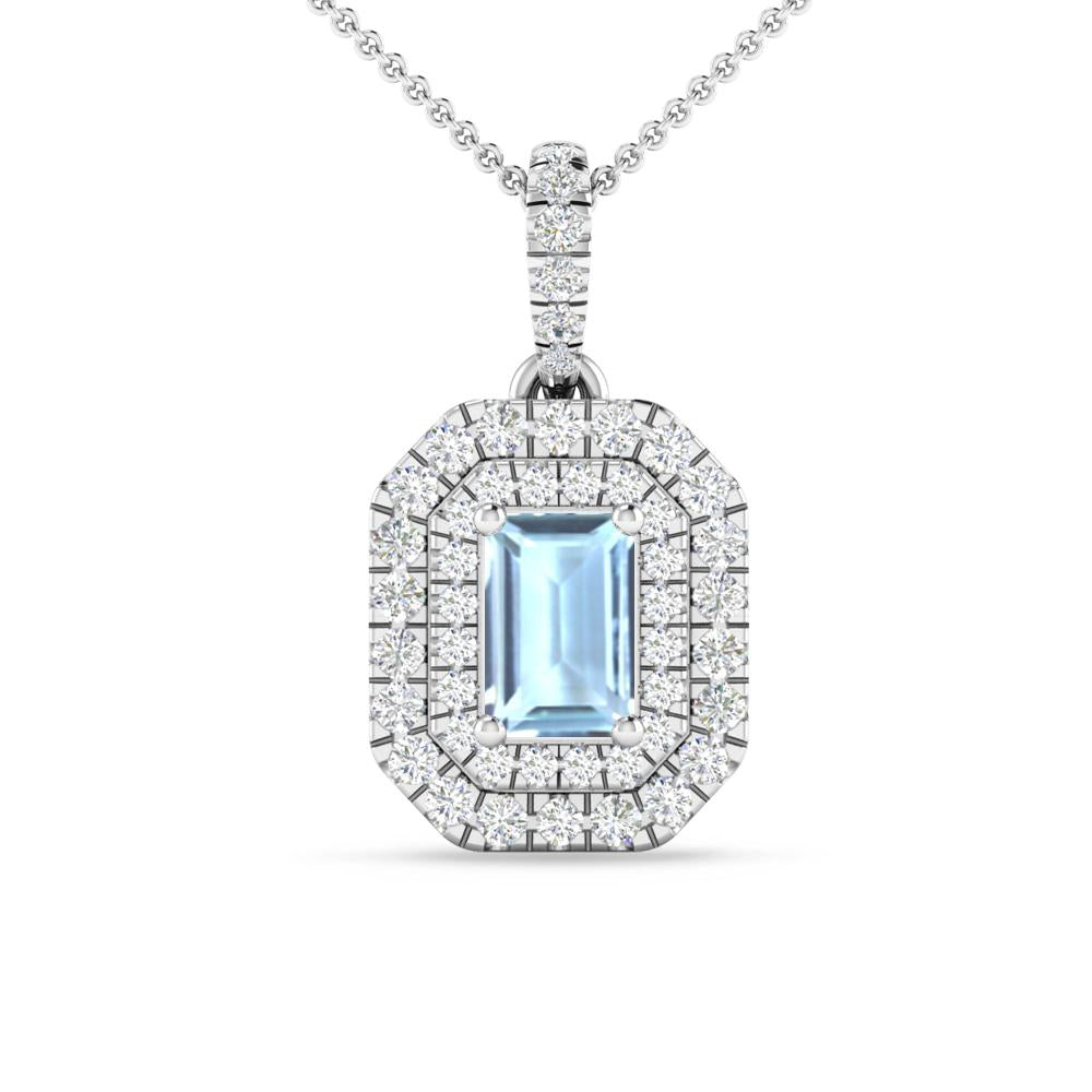 White Gold - Aquamarine